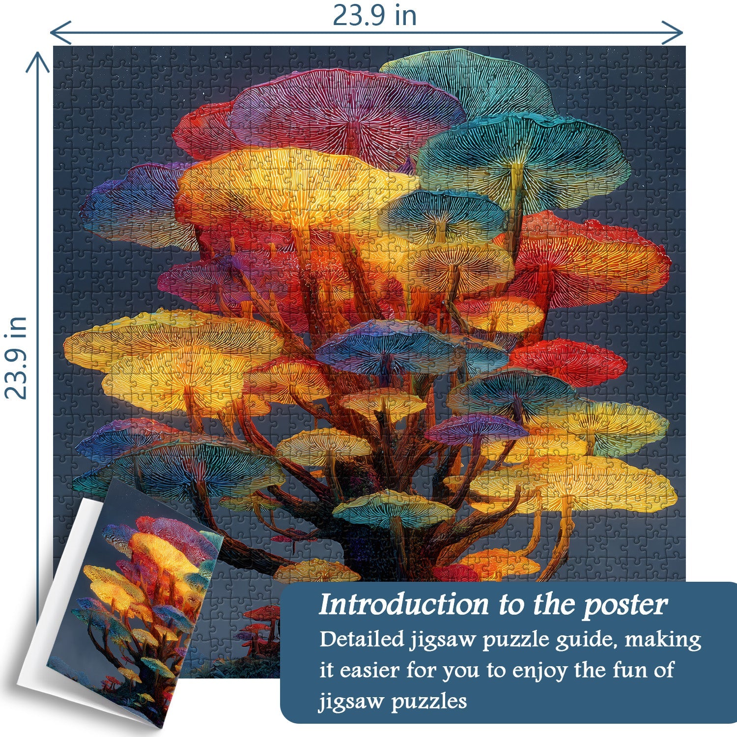 Mushroom Tree Jigsaw Puzzle 1000 Pieces