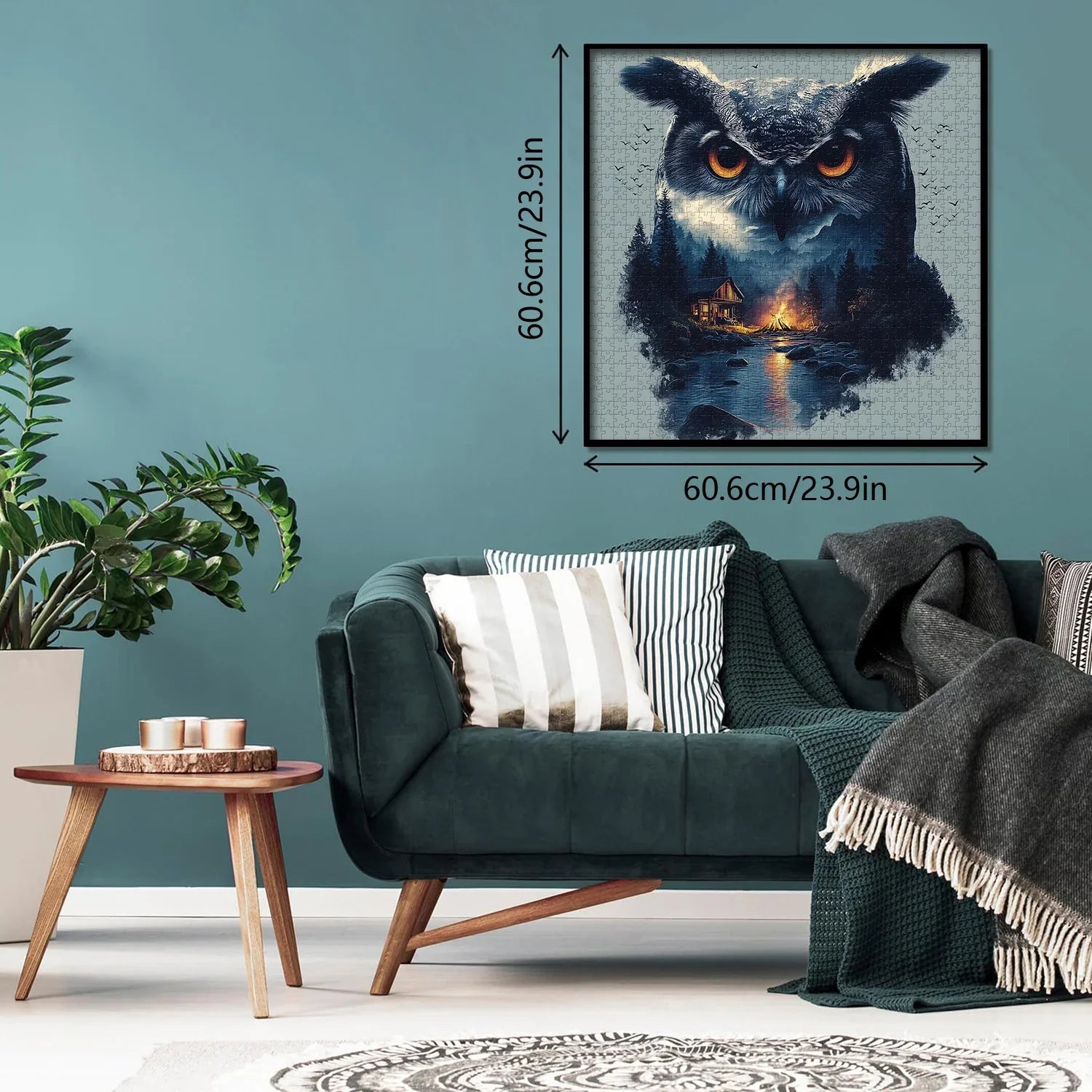 Foresta owlsaw puzzle 1000 pezzi