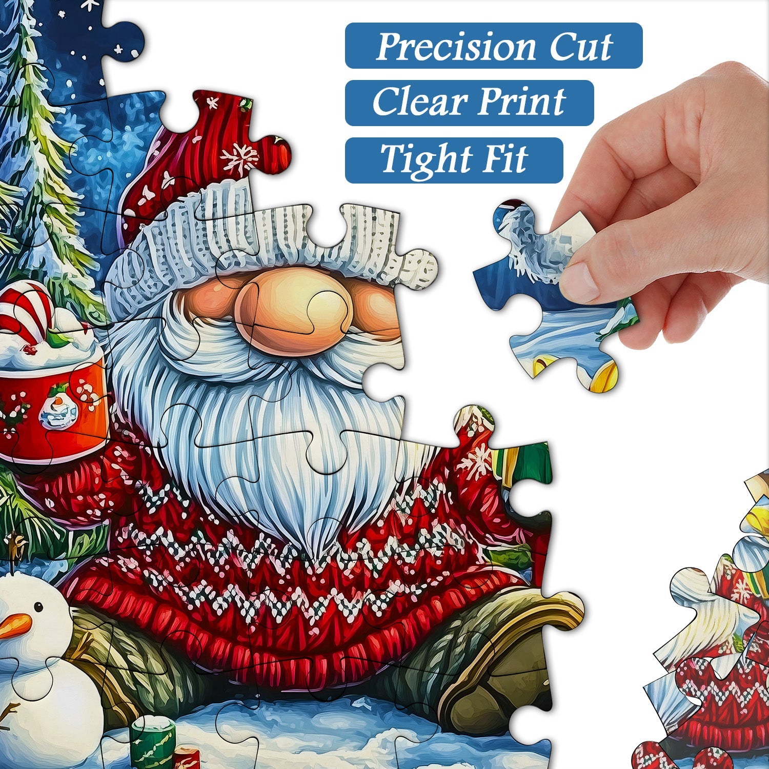 Célébration du Père Noël fantaisiste Puzzle 1000 pièces