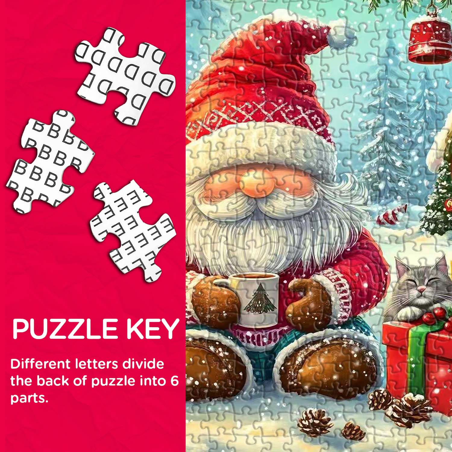 Festival de elfos de Navidad Puzzle 1000 piezas