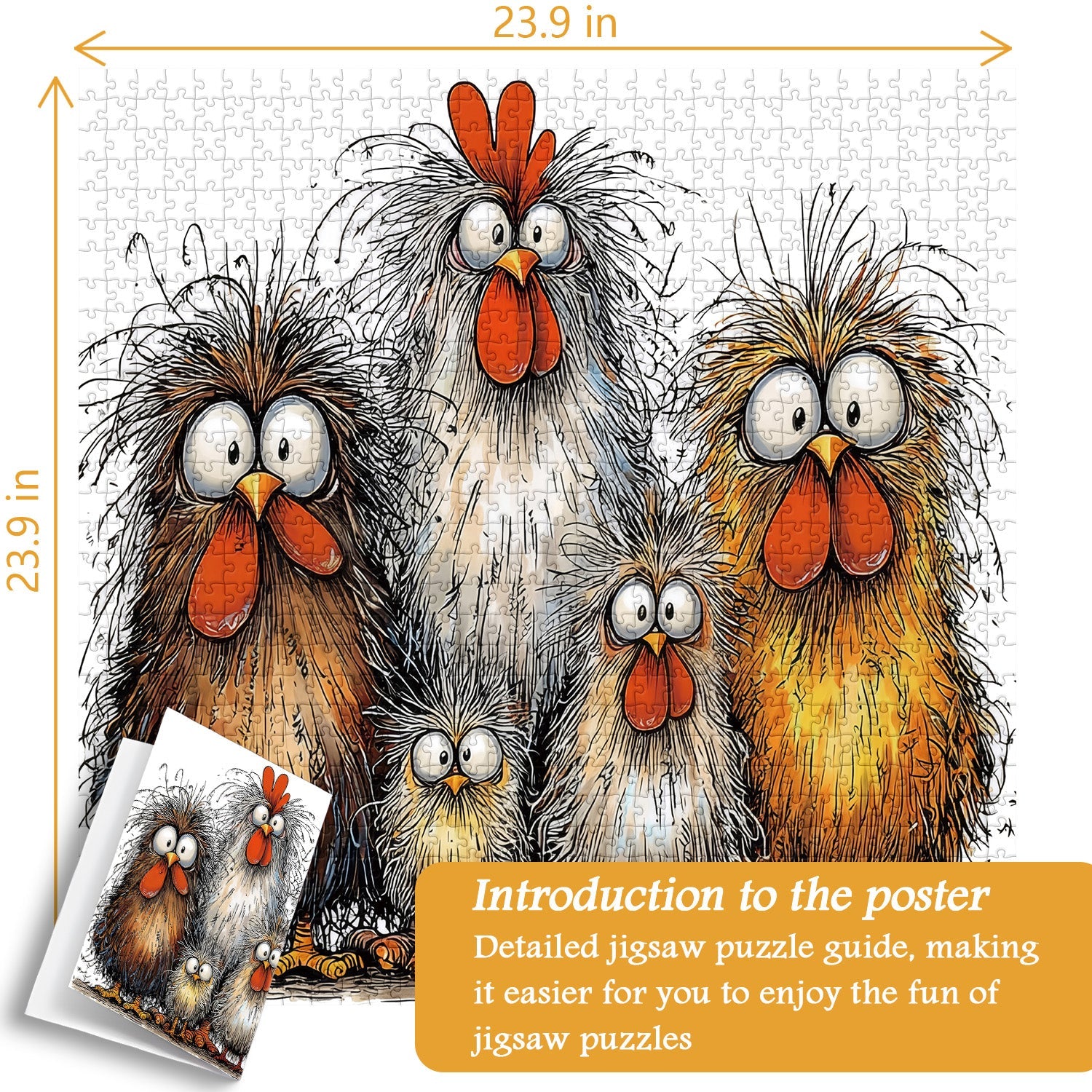 Puzzle Tufted Team da 1000 pezzi