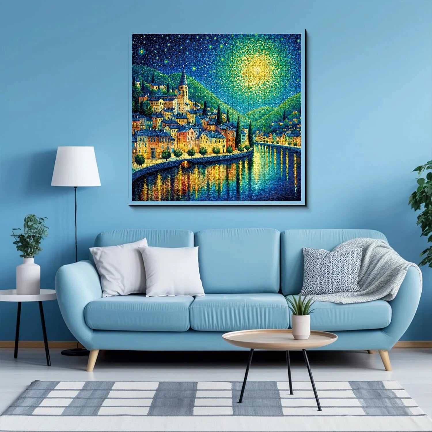 Puzzle starry villaggio puzzle 1000 pezzi