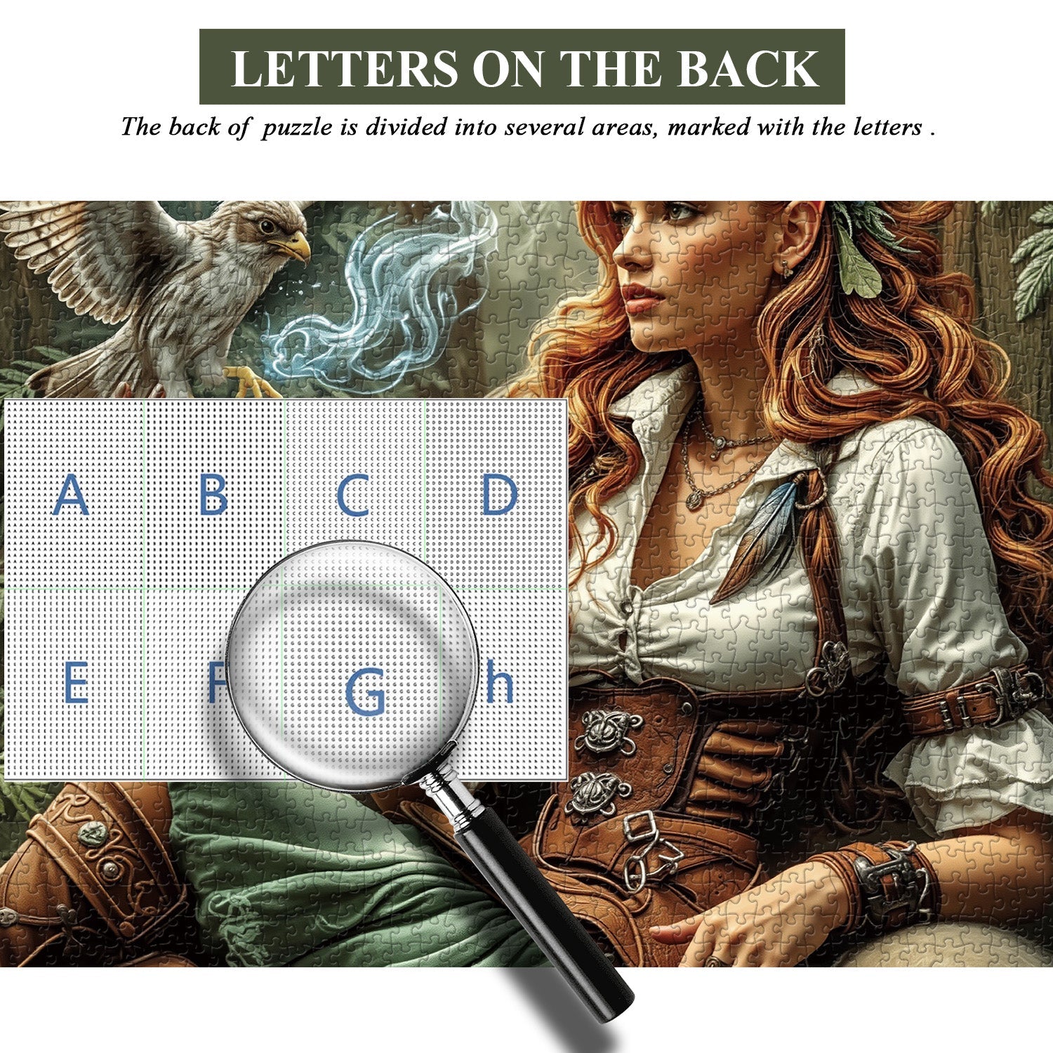 Puzzle Elfe Falconer 1000 pièces