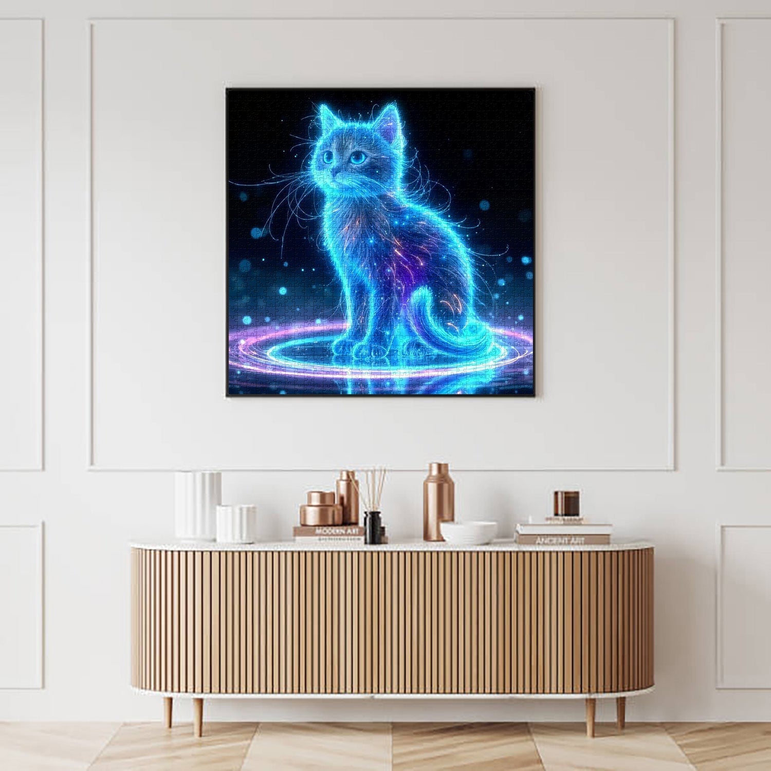 Luminous Kitten Jigsaw Puzzle 1000 Pieces