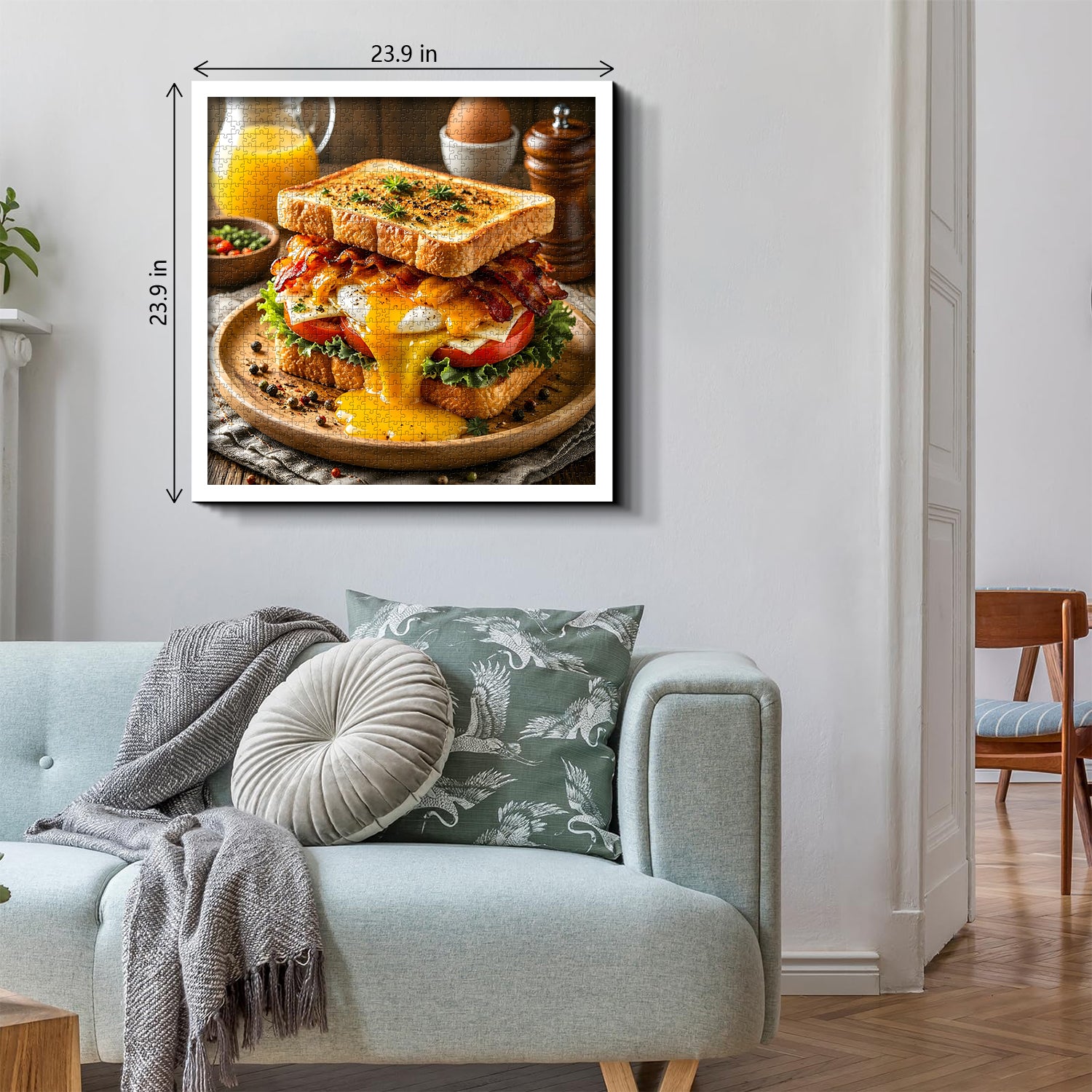 Hearty Egg Toast Jigsaw Puzzle 1000 Pieces