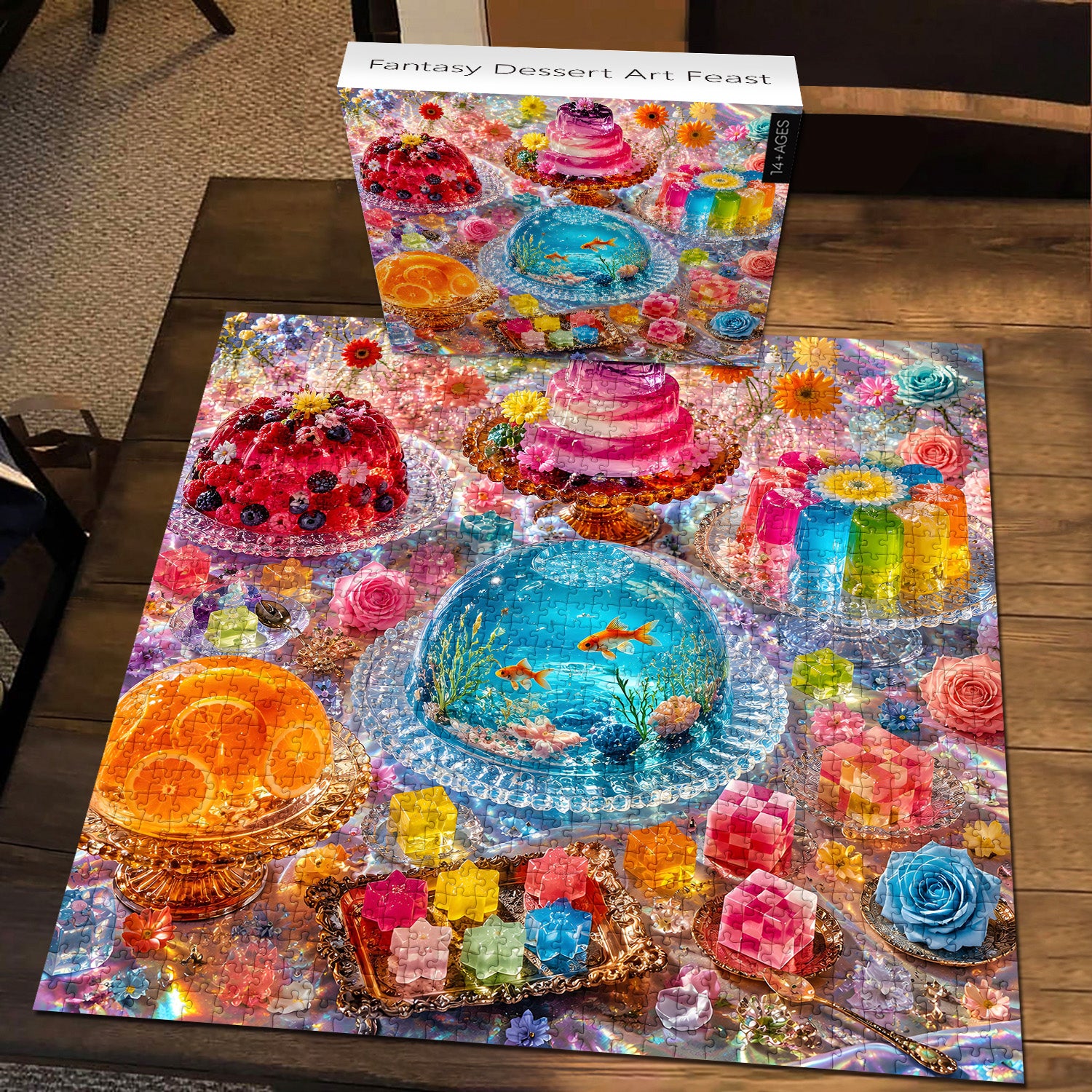 Fantasy Dessert Art Feast Jigsaw Puzzle 1000 Pieces