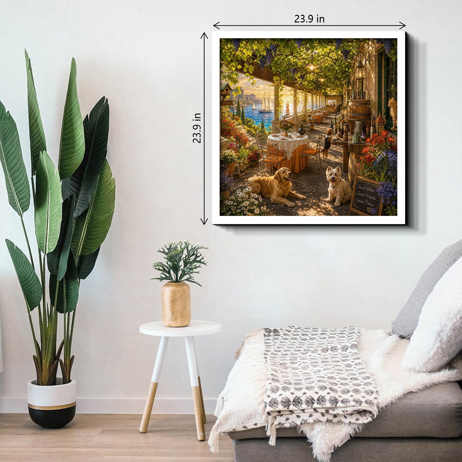 Sunset Vine Terrace Jigsaw Puzzle 1000 Pieces