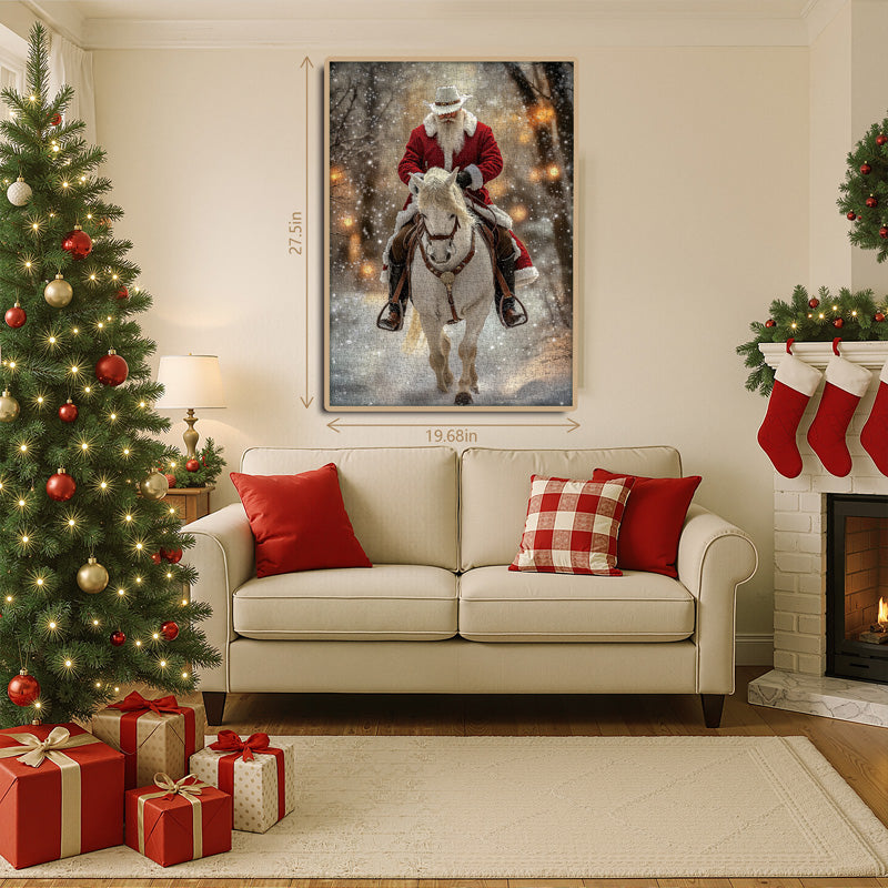 Puzzle de puzzle Santa Gallop 1000 pièces