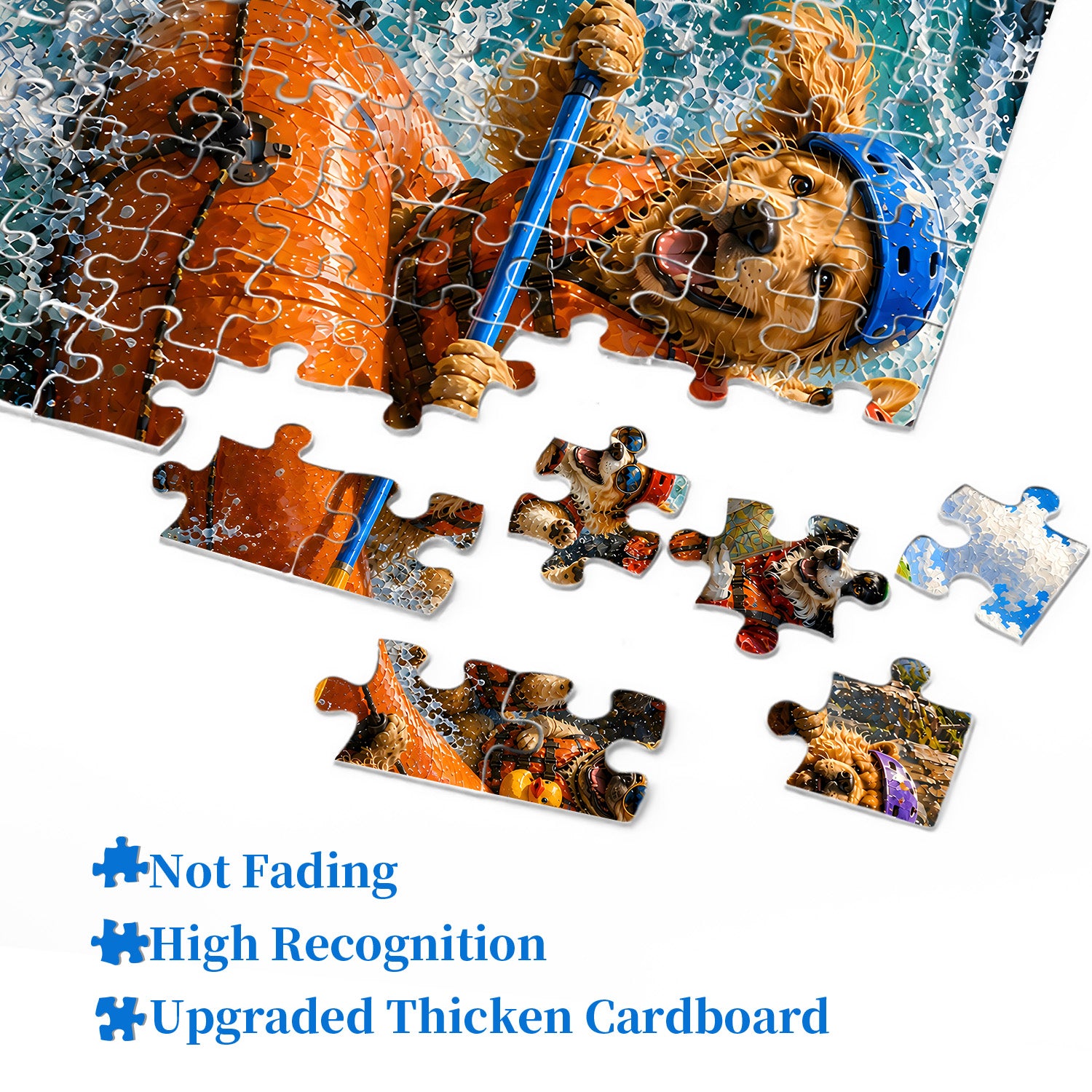 Rafting Pups Adventure Jigsaw Puzzle 1000 Pieces