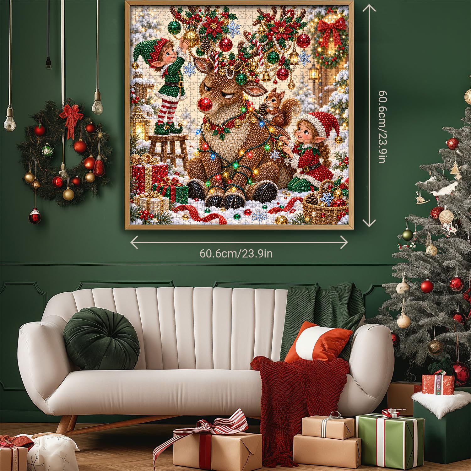 Elves’ Christmas Joy Jigsaw Puzzle 1000 Pieces