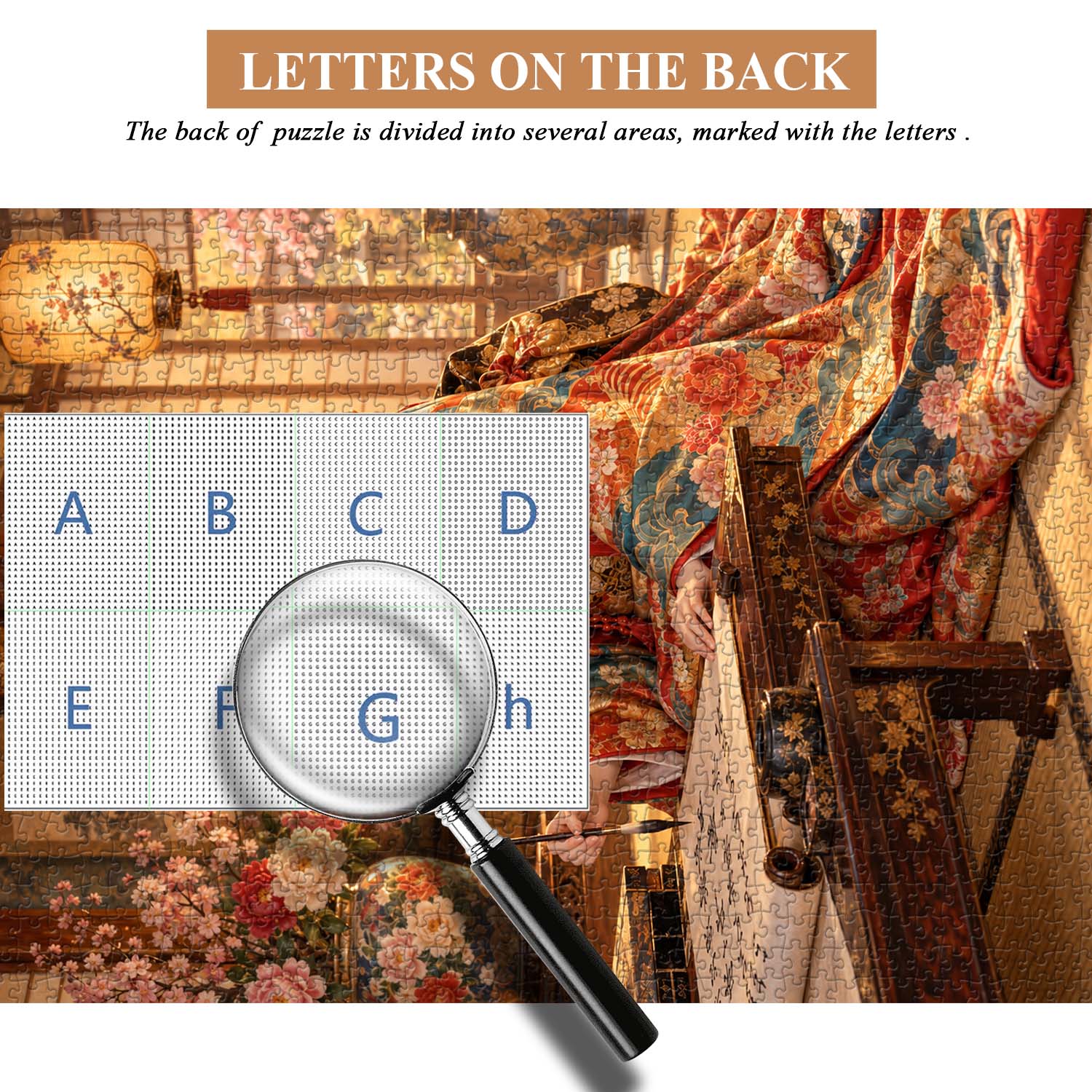 Geisha’s Calligraphy Hour Jigsaw Puzzle 1000 Pieces
