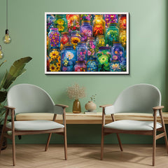 Floral Kaleidoscope Jigsaw Puzzle 1000 Pieces