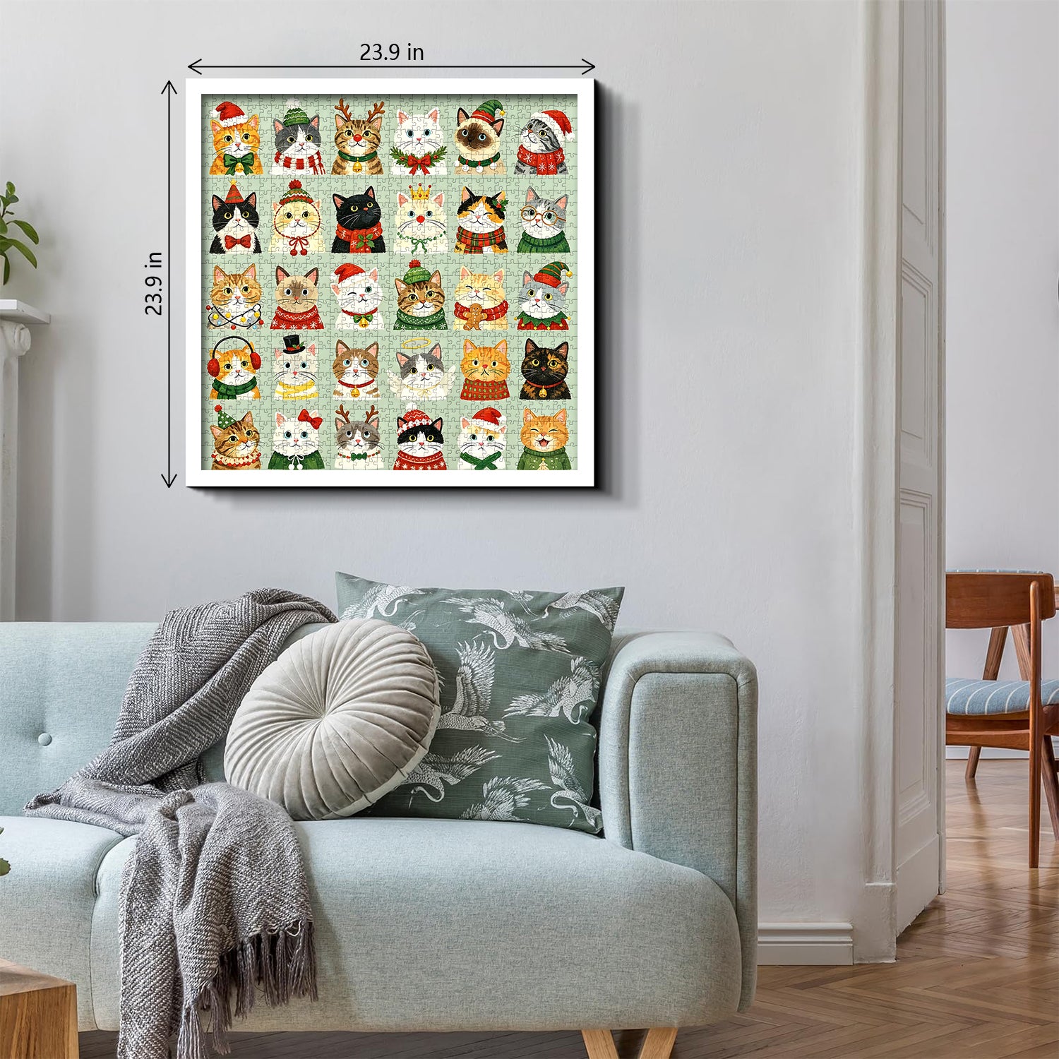 Christmas Kitties Jigsaw Puzzle 1000 Pieces