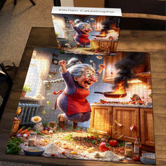 Rompecabezas de catástrofe en la cocina, 1000 piezas