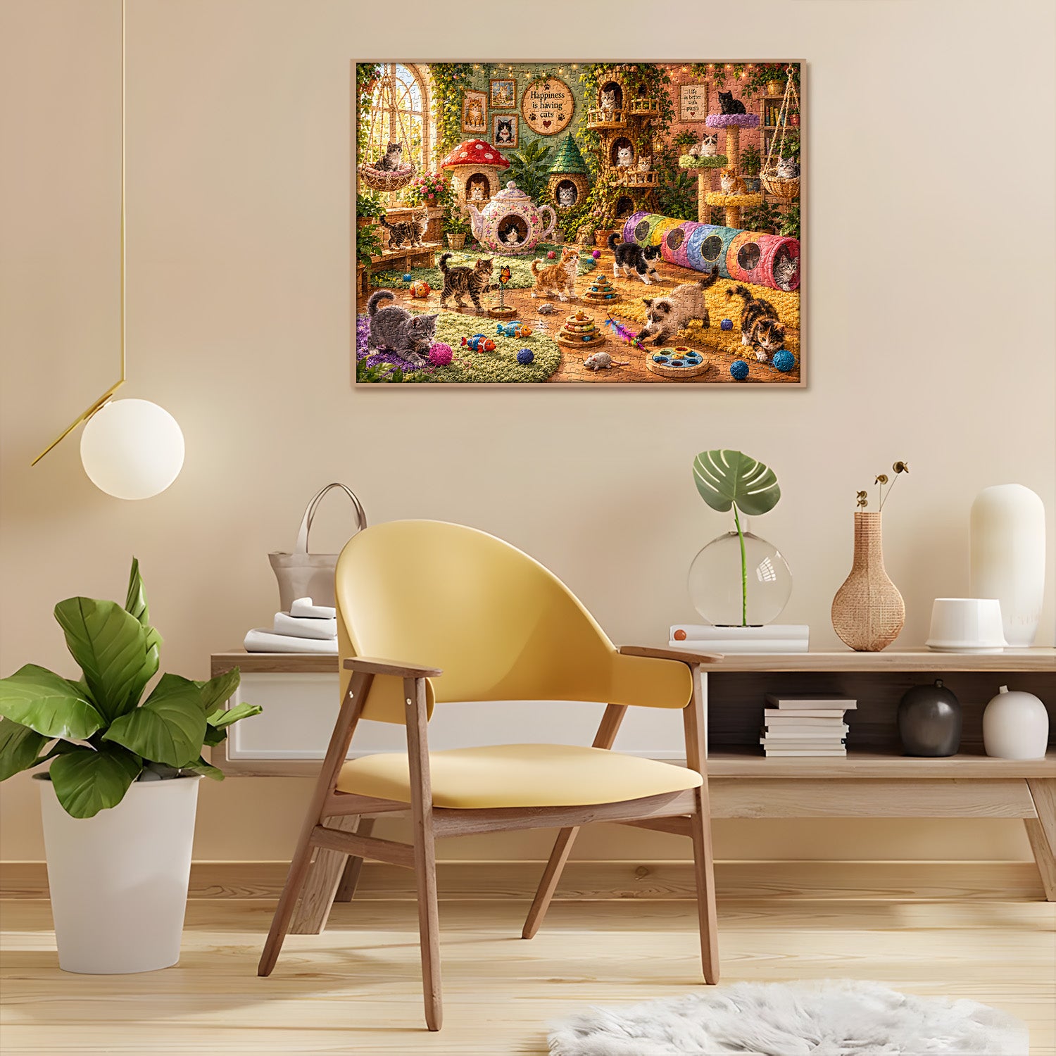 Kitten Playroom Jigsaw Puzzle 1000 Pieces