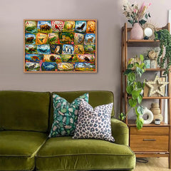 Alphabet Menagerie Jigsaw Puzzle 1000 Pieces