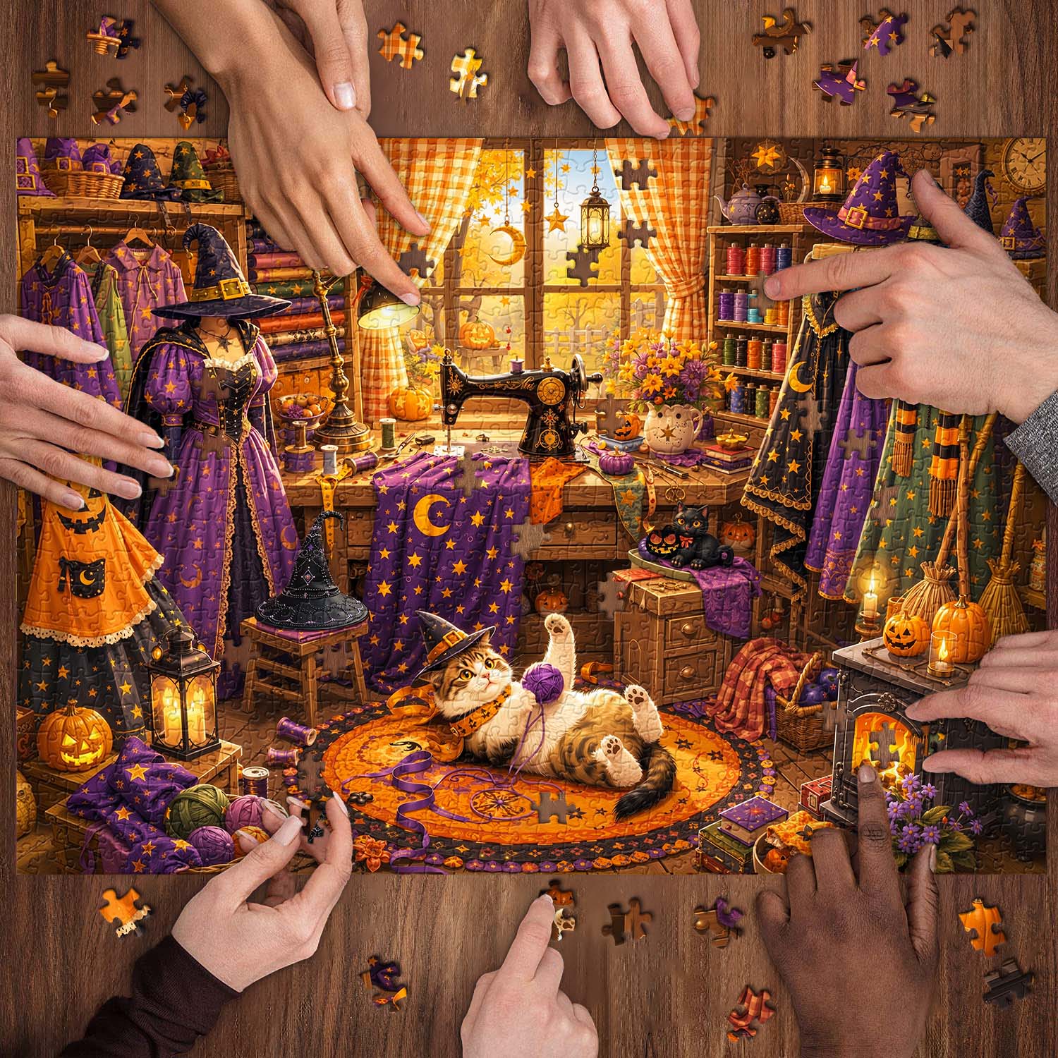 Witch Costume Workshop Jigsaw Puzzle 1000 Pieces