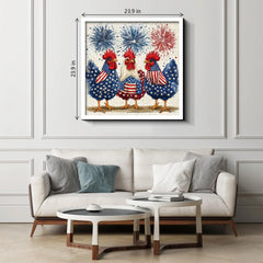 Puzzle Galli Patriottici 1000 Pezzi