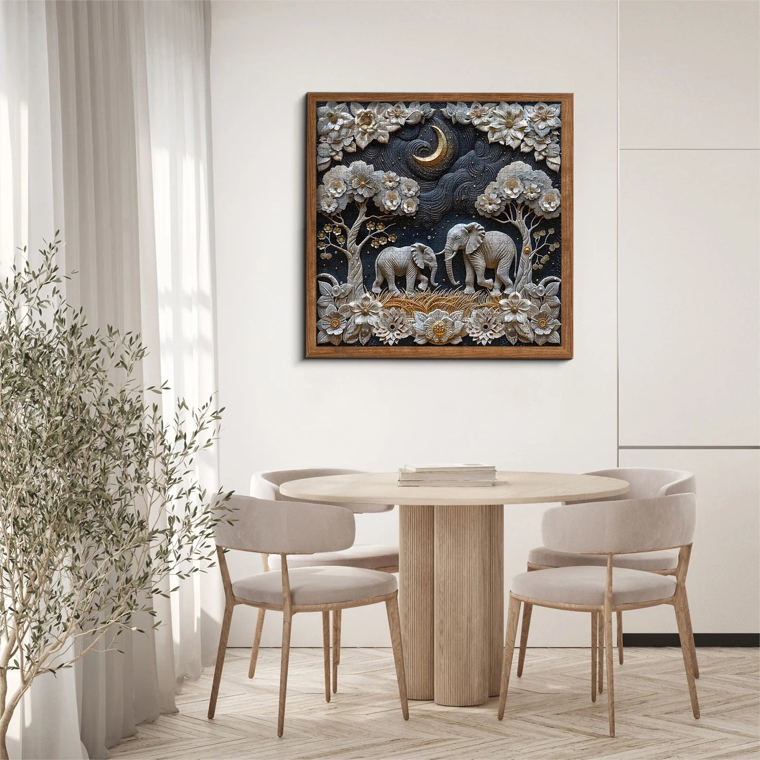 Moonlight Elephants Puzzle 1000 Pizzle