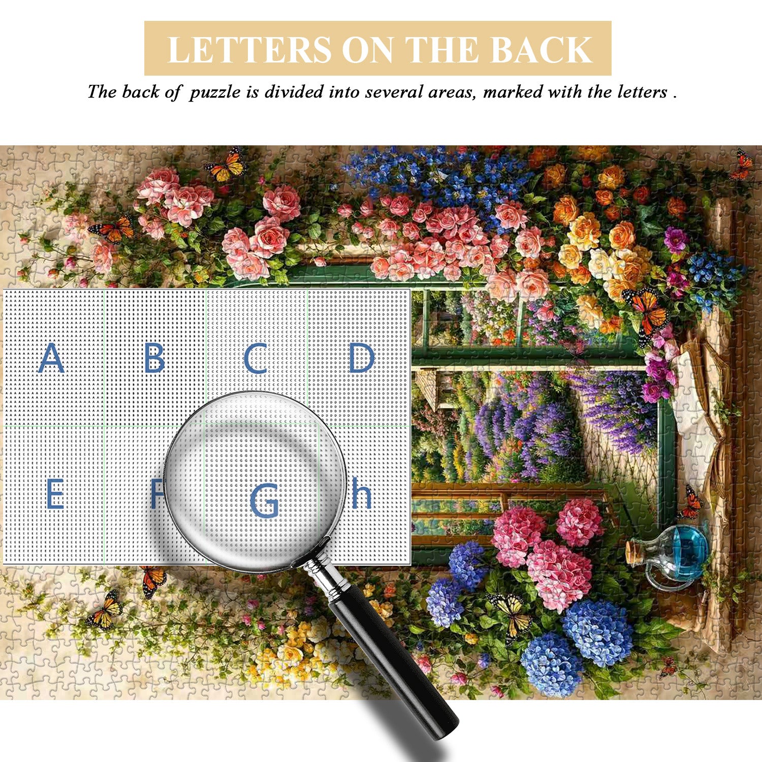 Window-Side Garden Jigsaw Puzzle 1000 Pieces