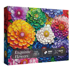 Exquisite Flowers Jigsaw Puzzle 1000 Pieces