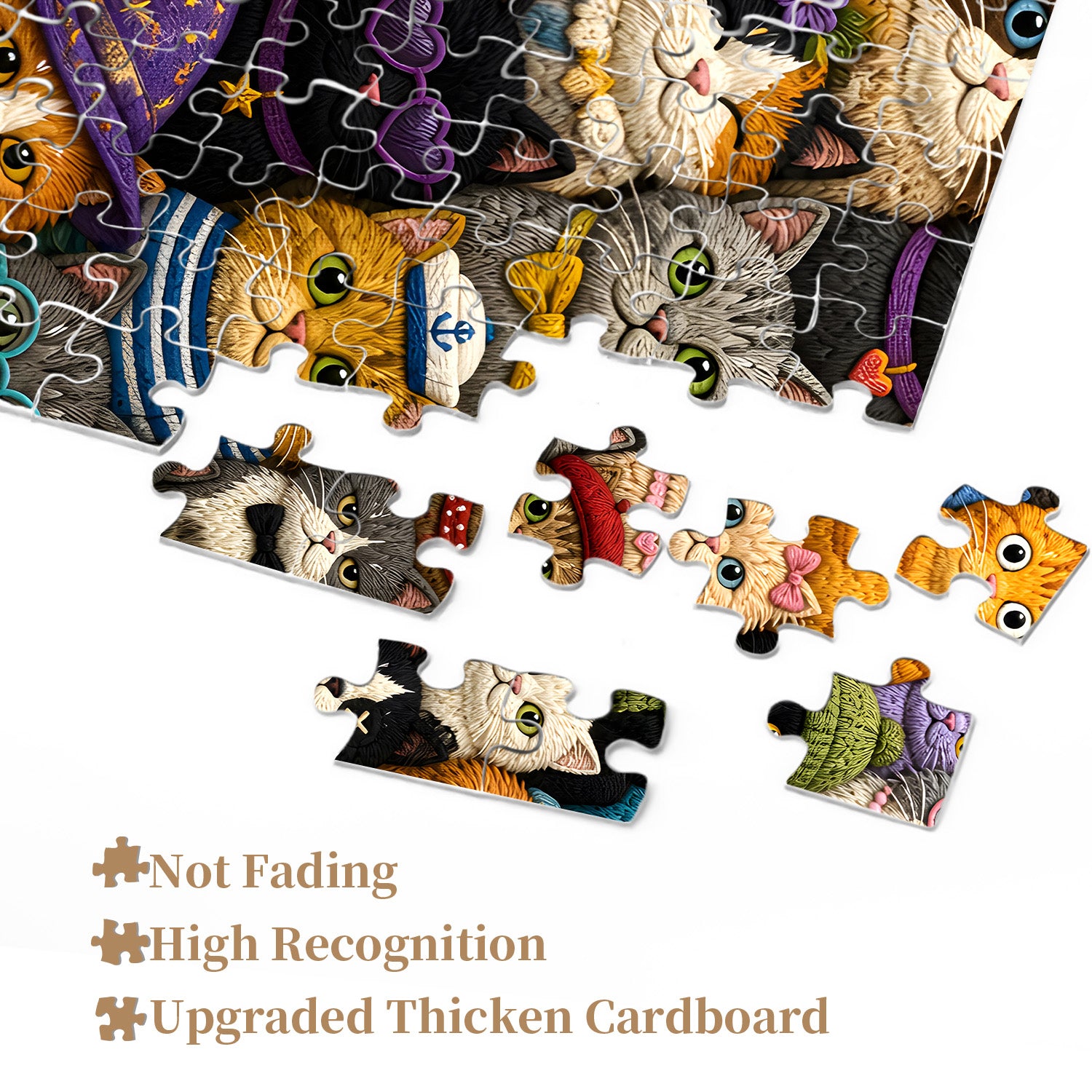 Stitched Kittens Jigsaw Puzzle 1000 Pieces