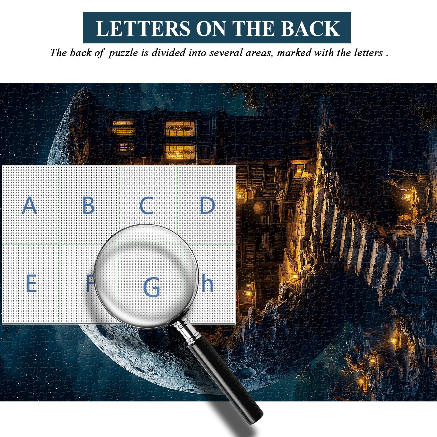 Puzzle della Biblioteca della Luna, 1000 pezzi