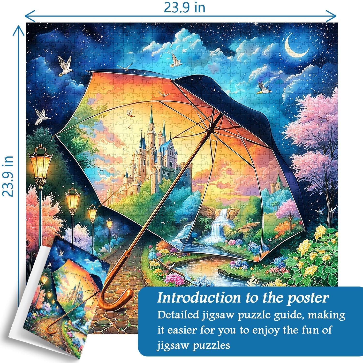 Umbrella Dreams Jigsaw Puzzle 1000 Pieces