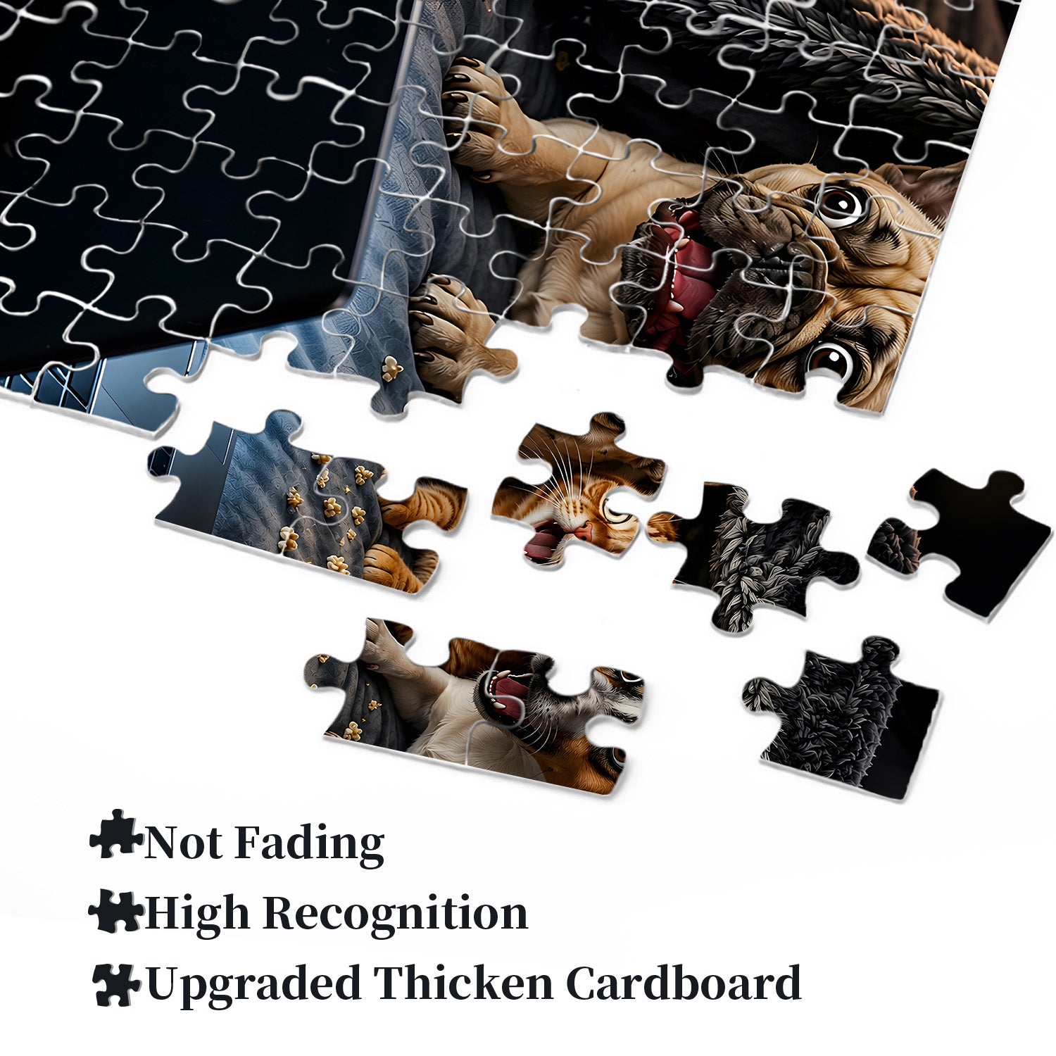 Fur-baby Horror Movie Night Jigsaw Puzzle 1000 Pieces