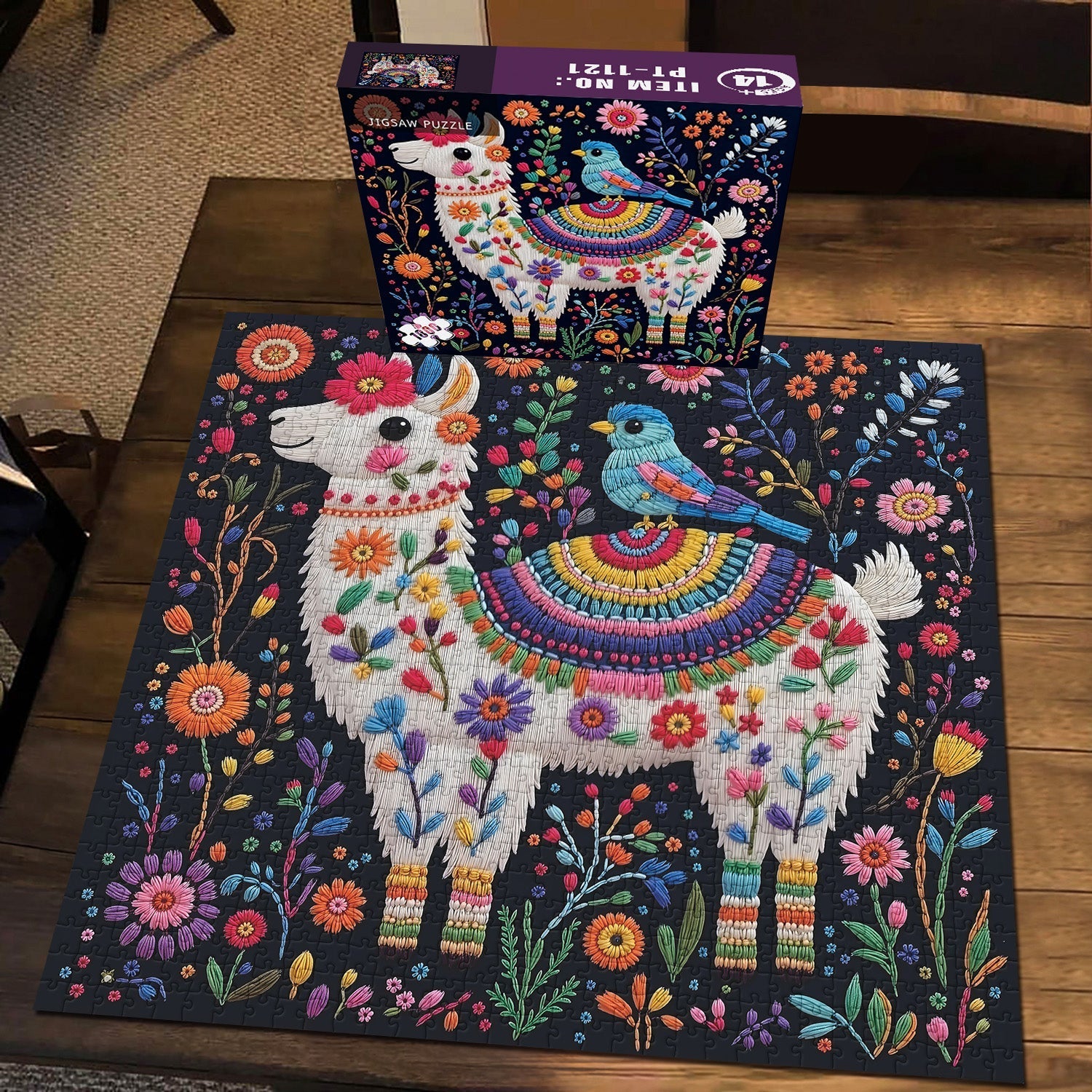Llama in Bloom Jigsaw Puzzle 1000 Pieces