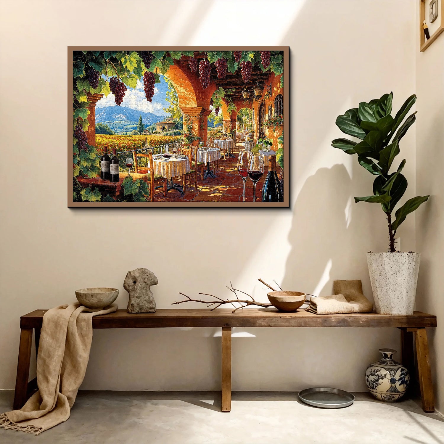 Mountain View Winery Jigsaw Puzzle 1000 Pieces