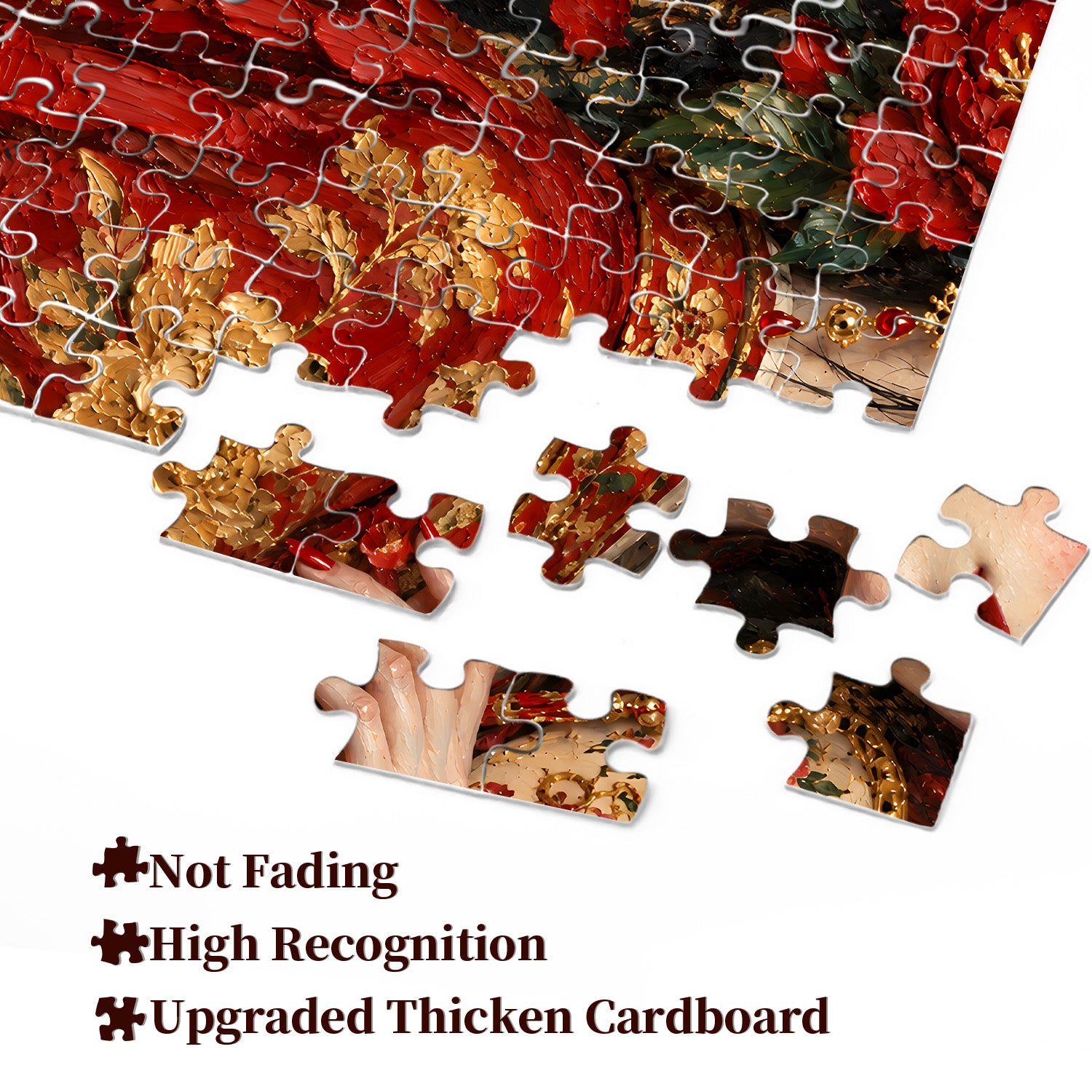 Gilded Blossom Masque Jigsaw Puzzle 1000 Pieces