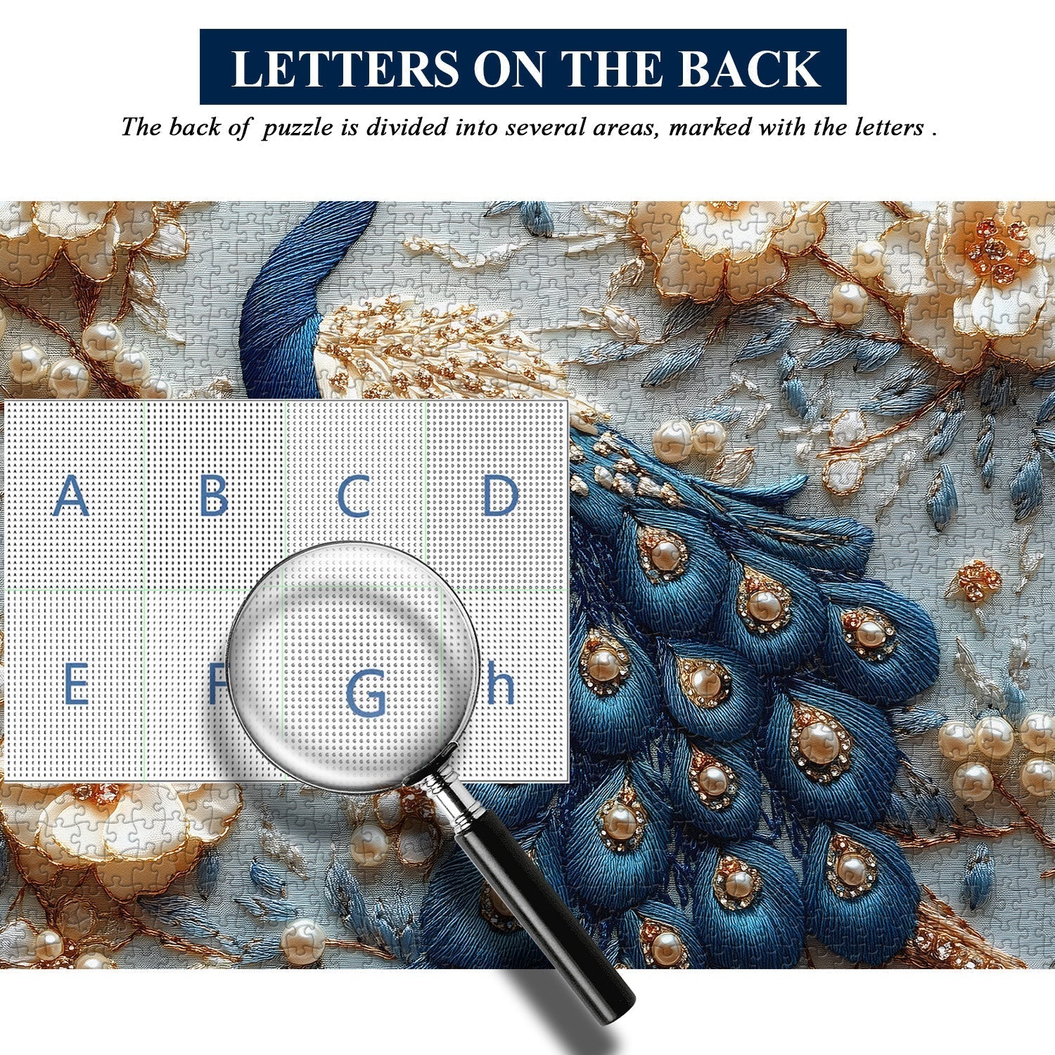 Perlengefieder-Puzzle 1000 Teile