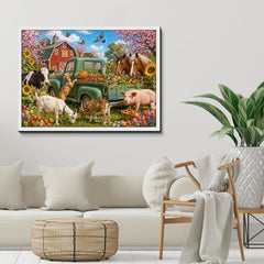 Barnyard Joy Jigsaw Puzzle 1000 Pieces