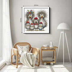 The Scruffy Chicks Jigsaw Puzzle 1000 Pieces