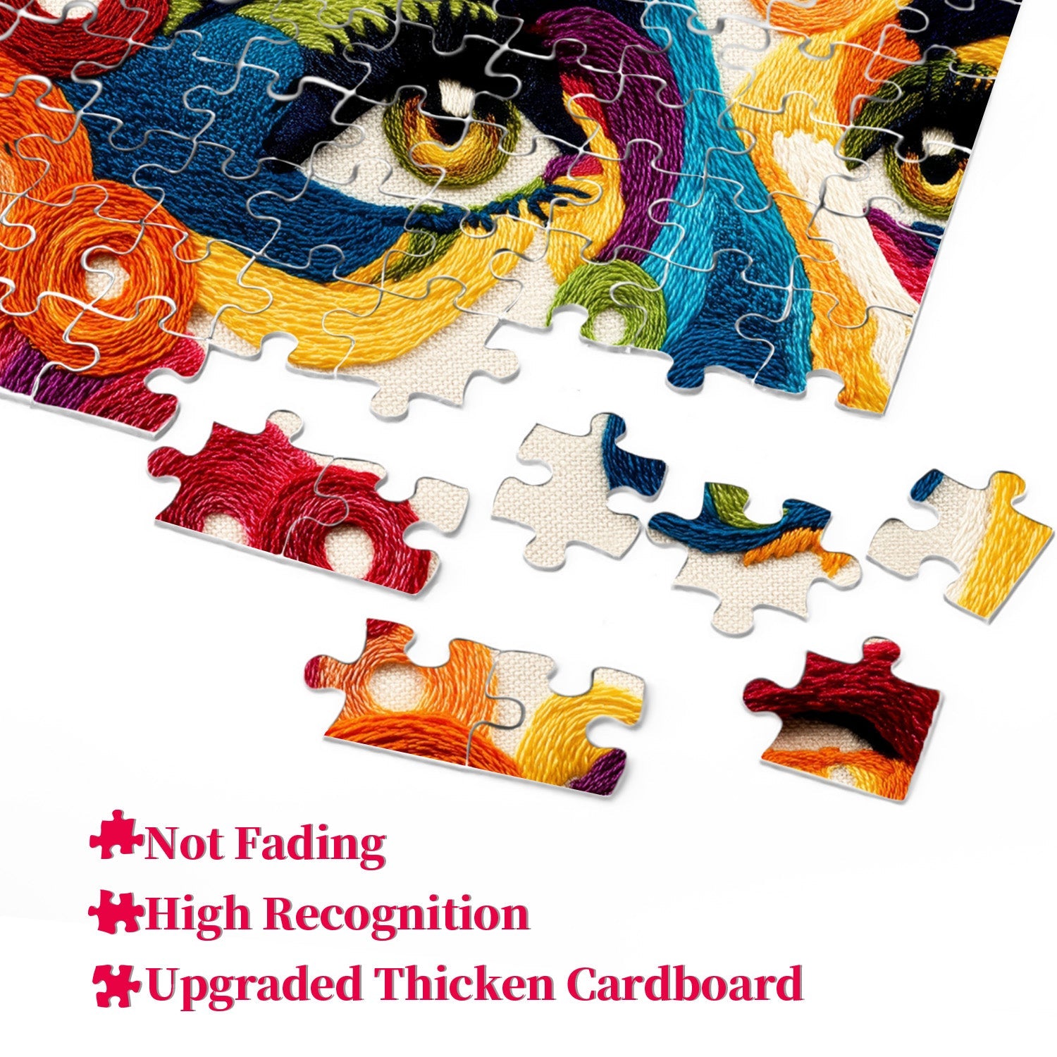 Textile Portrait Jigsaw Puzzle 1000 Pieces