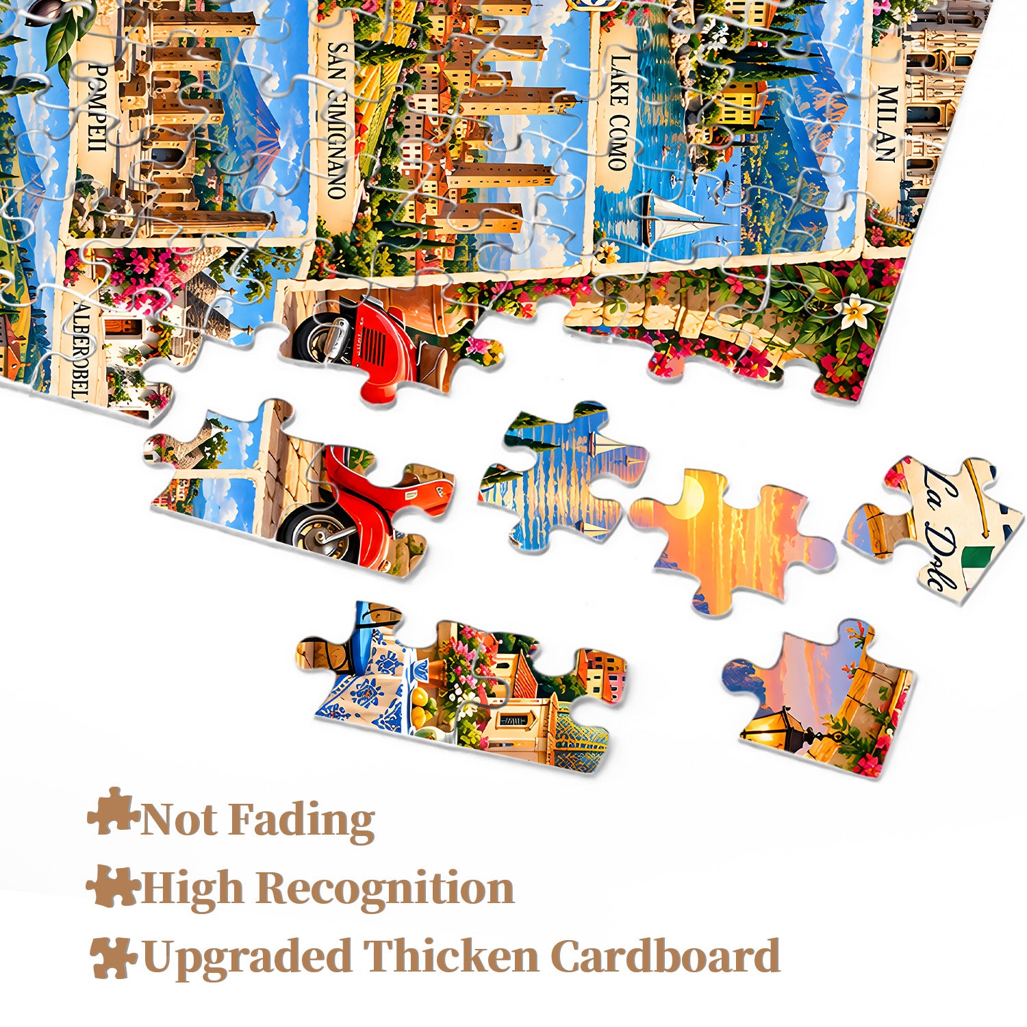 A Journey Through Italy Jigsaw Puzzle 1000 Pieces