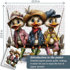 Entenparade-Puzzle 1000 Teile