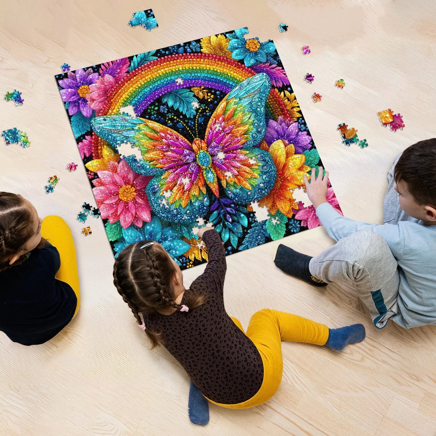 Rainbow Butterfly Puzzle 1000 pièces