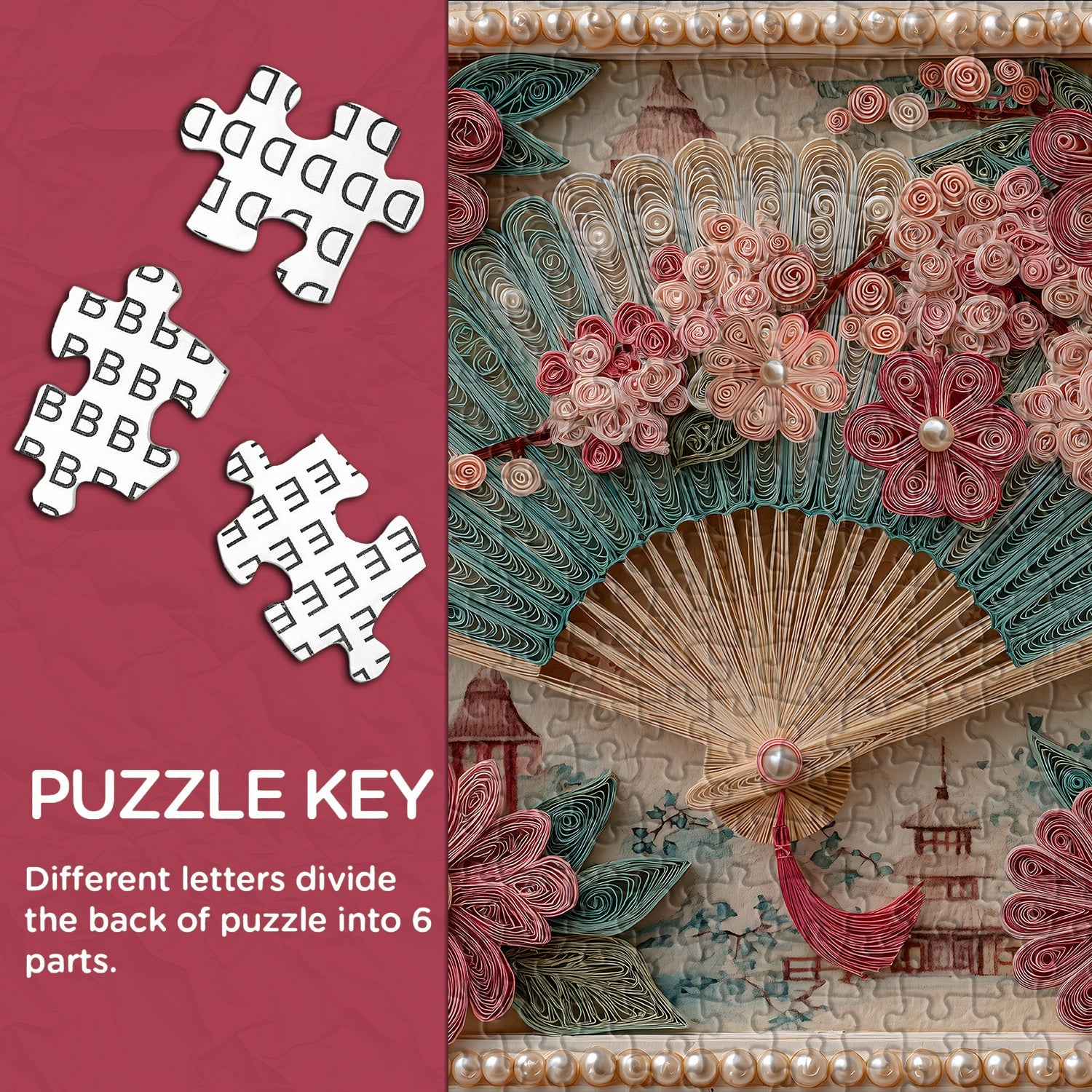 Blossom Fan Jigsaw Puzzle 1000 Pieces