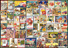 Pickforu® Vintage Ads Jigsaw Puzzle 1000 Pieces