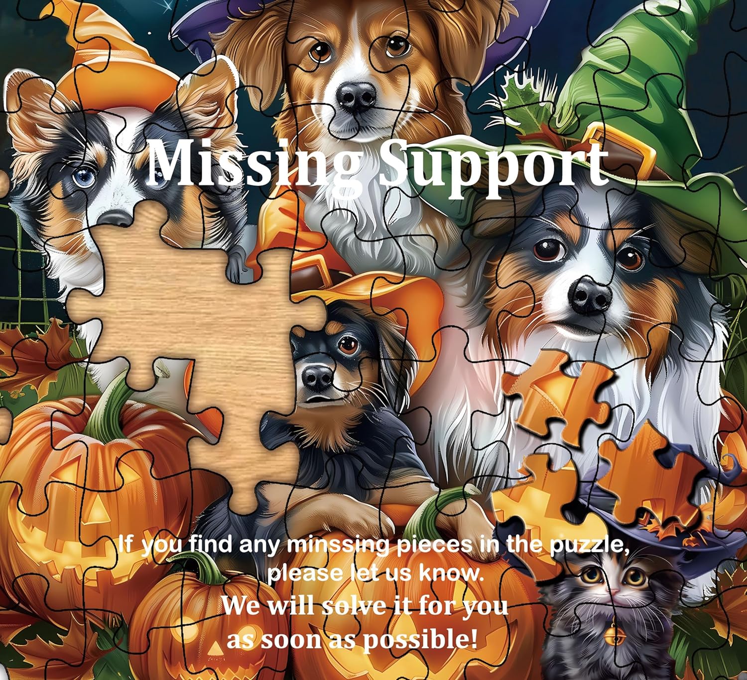Halloween Dog Jigsaw Puzzles 1000 Pieces
