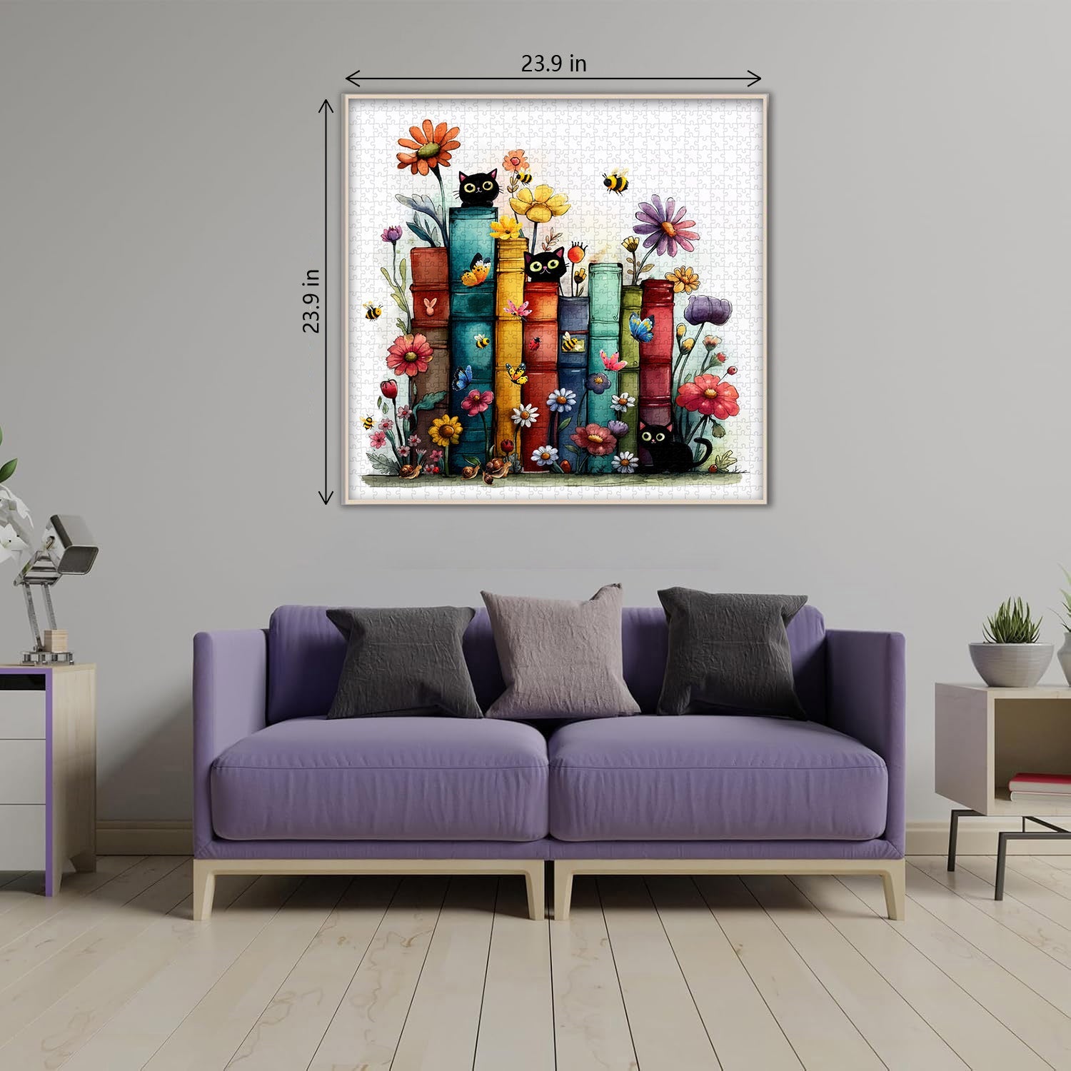 Book Cat Whispers Jigsaw Puzzle 1000 Pieces