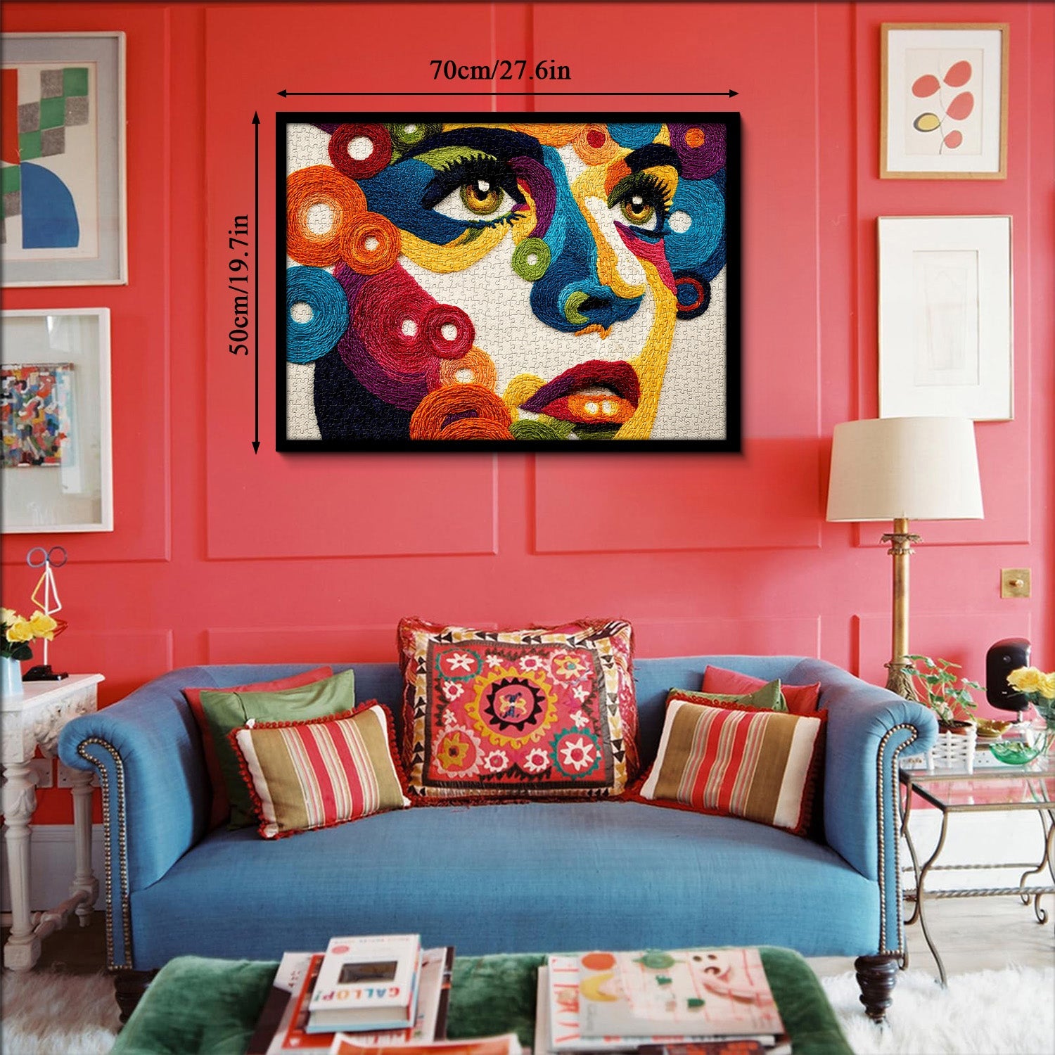 Textile Portrait Jigsaw Puzzle 1000 Pieces