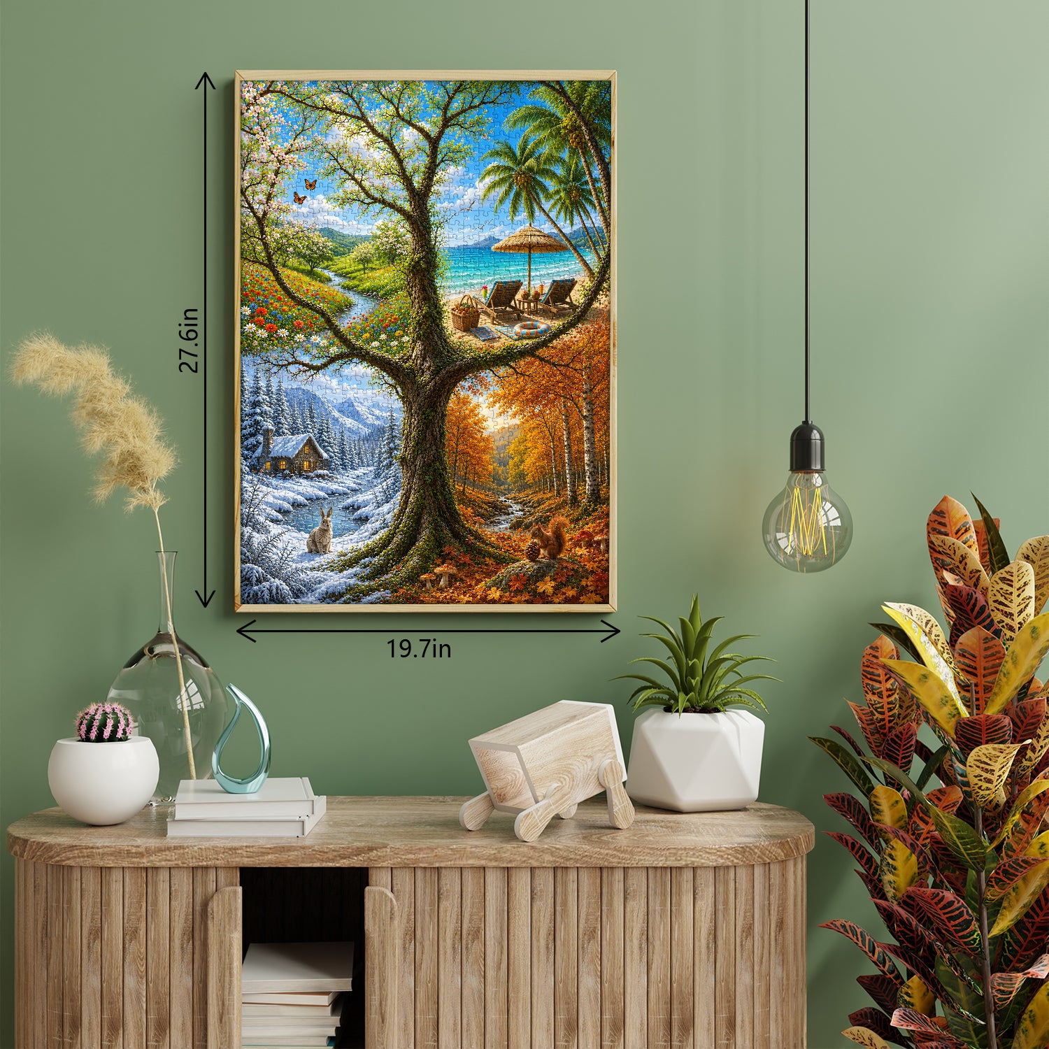 Seasons’ Tree Jigsaw Puzzle 1000 Pieces