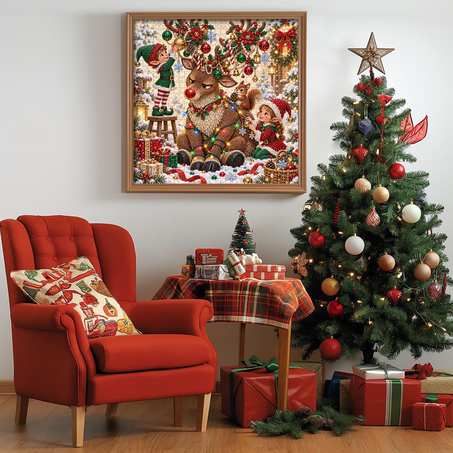 Elves’ Christmas Joy Jigsaw Puzzle 1000 Pieces
