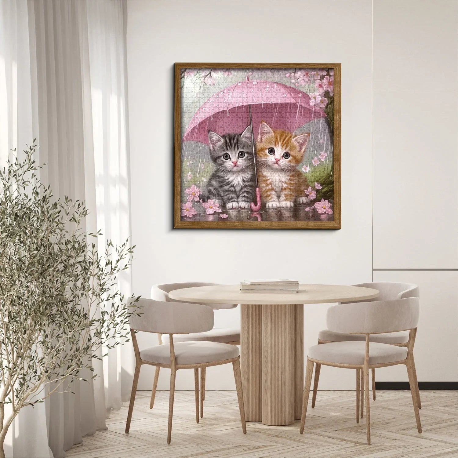 Pioggia gattini puzzle 1000 pezzi