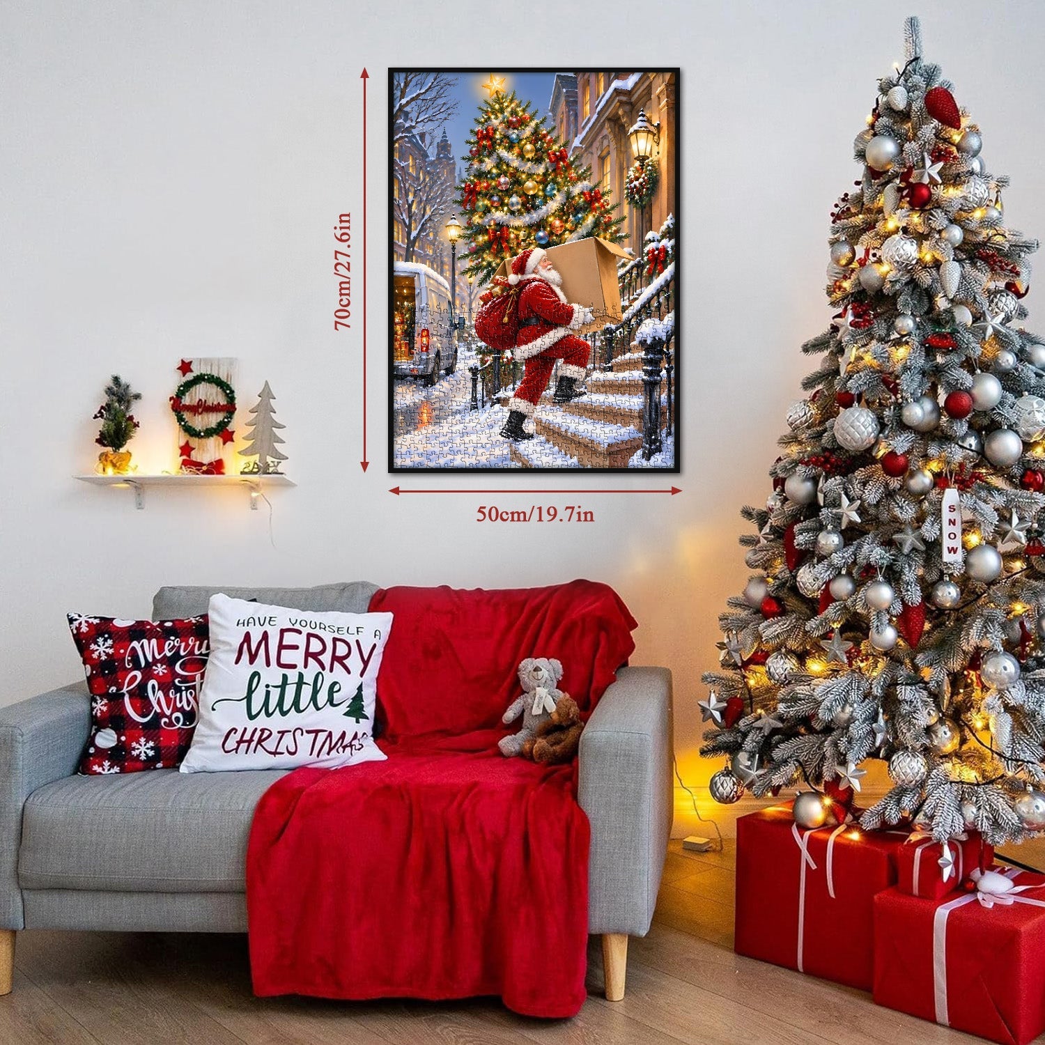 ️Christmas Gift Delivery Jigsaw Puzzle 1000 Pieces