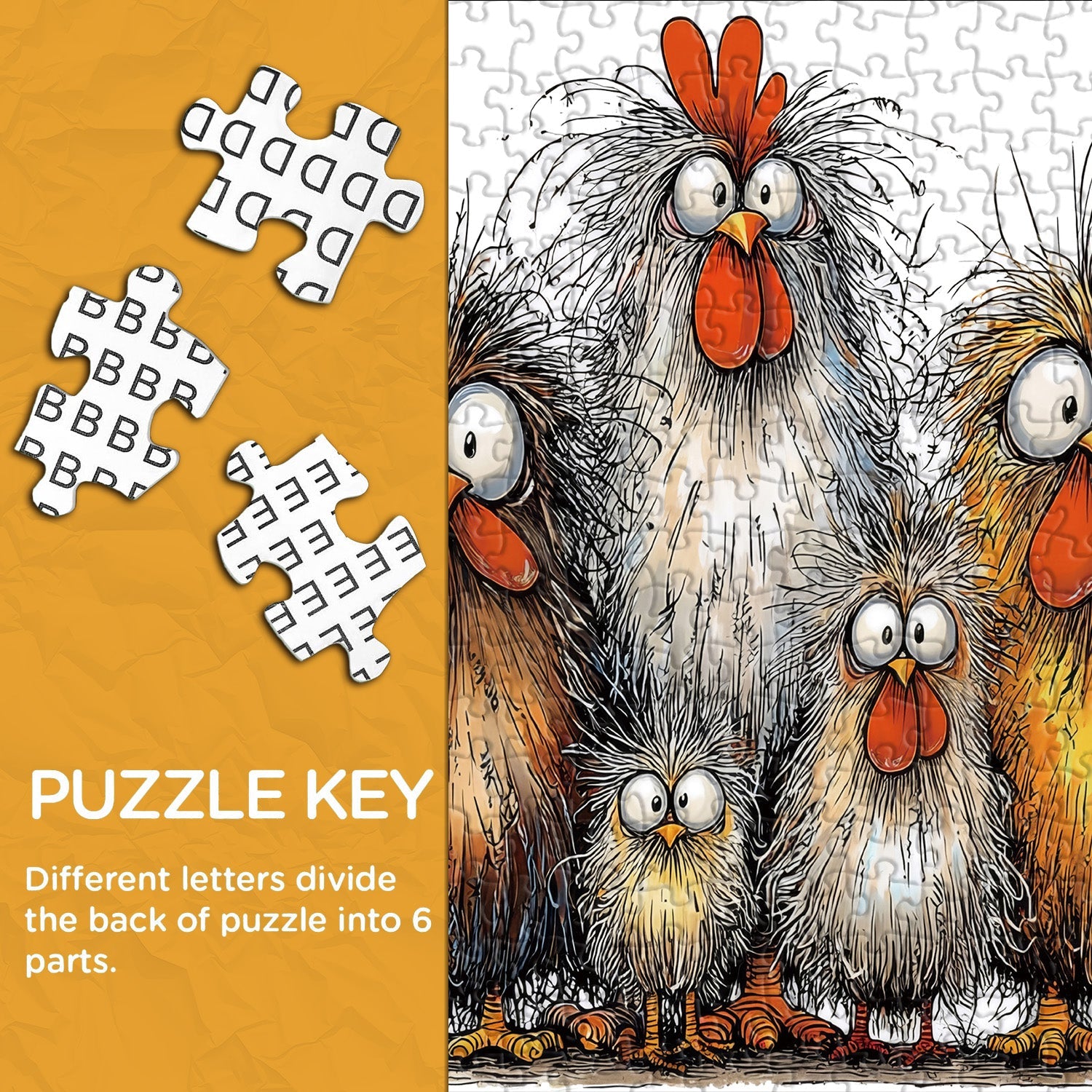 Puzzle Tufted Team da 1000 pezzi