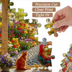 Countryside Window Scene Jigsaw Puzzle 1000 Pieces